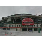 Vista exterior del estadio Wrigley Field, en Chicago.