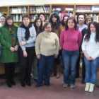 Fotografía de la presentación del curso de Atención Geriátrica, ayer en Valencia de Don Juan.