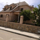 Vivienda en la que ocurrió el suceso en Layos.