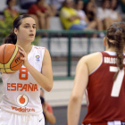 La leonesa Ángela Salvadores, con la selección española.