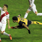 Diego Costa no marcó frente al Rayo, pero fue una pesadilla para la defensa rival.