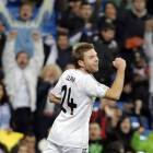Asier Illarramendi celebra un gol del Real Madrid en diciembre de 2013