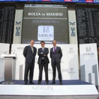 Representación de Merlin Properties en la Bolsa de Madrid.