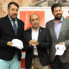 Carlos Cueto, Ángel Alonso y Ángel López presentaron el torneo.