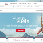 La nueva campaña de Iberia utiliza como imagen a una niña en el columpio gigante de Riaño. DL