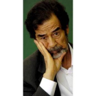Sadam Huseín en una imagen de archivo durante el juicio en Bagdad