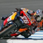 Pedrosa, en la sesión de entrenamientos de ayer en el circuito americano de Laguna Seca