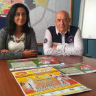 La alcaldesa de Santa María y el concejal de Deportes, en la presentación de las actividades. MEDINA
