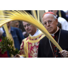 Blázquez en la procesión de las Palmas. NACHO GALLEGO