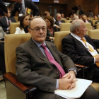 Encuentro del Sector Bancario del IESE  En la foto Luis Maria Linde  Gobernador del Banco de España.