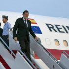 Llegada del presidente del Gobierno, Mariano Rajoy, a Washington para entrevistarse este martes en la Casa Blanca con el presidente de Estados Unidos, Donald Trump