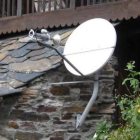 Antena parabólica de recepción de la TDT.