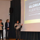 El homenaje a Gloria Fuertes se desarrolló en la Casa de la Cultura. DL