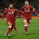 Salah guió al Liverpool al triunfo frente al Manchester City. POWELL