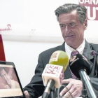 López Aguilar, el pasado lunes, en una rueda de prensa en Las Palmas de Gran Canaria.