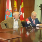 Alfredo de Arriba y Guillermo García, en Barjas.