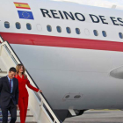 Pedro Sánchez y su mujer en su viaje oficial a Cuba. YANDERR ZAMORA