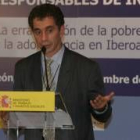 Guillermo Dema, directivo de la OIT, durante su ponencia en la conferencia Iberoamericana