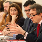 De Santiago-Juárez en una jornada sobre transparencia y gobierno abierto, ayer en Valladolid.