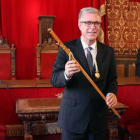 El alcalde de Tarragona, Fèlix Ballesteros, durante la sesión de investidura del pasado junio, en la que ganó con los votos del PSC.