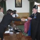 La teniente de alcalde Piedad del Río recibió a las cofradías