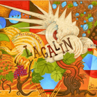 Ilustración realizada para la etiqueta de Lagalin que forma parte del 'packaging' premiado. GALLINA DE PIEL