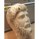 El busto de Marco Aurelio.