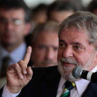 El expresidente brasileño Luiz Inácio 'Lula' da Silva, durante un acto en Brasilia.