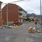 La obras se han iniciado en la calle La Ribera.