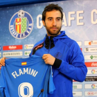Flamini, durante su presentación como nuevo jugador del Getafe.