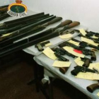La Guardia Civil realizará el día 26 una subasta de 363 lotes de armas.
