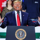 El presidente de EE UU, Donald Trump, se enfrenta a un juicio político.