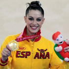 Carolina luce orgullosa el oro conseguido en Mersin. La leonesa mejora el bronce de Pescara 2009.