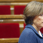 La presidenta del Parlament, Carme Forcadell, en el hemiciclo.