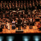 Un momento inicial de la brillante interpretación del oratorio ‘La Catedral de cristal’.