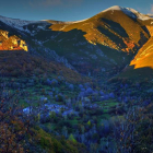 Panorámica del pueblo Los Montes de la Ermita y su entorno. ECOURBAN