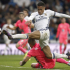 Mariano regresa al Real Madrid tras lucir su capacidad goleadora en el Olympique de Lyon. NARANJO