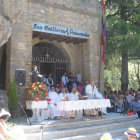 La ermita acogió a numeroso público de la comarca.