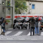 Los periodistas hicieron guardia en la comisaría de Montpellier donde estaba el etarra Jurdan Martit