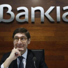 Goirigolzarri, durante la presentación de los resultados de Bankia el 2016.