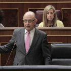 El ministro de Hacienda, Cristóbal Montoro, en el Congreso en una fotografía de archivo.