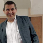 Arnaldo Otegi, ayer, antes de la rueda de prensa para anunciar su apoyo a Alfonso Sastre