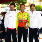 Pablo Rodrigo (centro) junto a Sergio y Fernando.