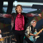 Mick Jagger y Keith Richards, en lo que fue un concierto inolvidable para muchos. ALEJANDRO ERNESTO