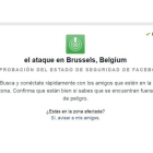 Facebook activa el botón de seguridad tras las explosiones de Bruselas.