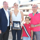 Antonio Silván y López Benito recibieron a Salvadores.