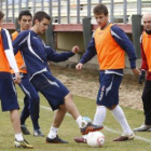 Los jugadores de la Cultural ya preparan el decisivo partido del domingo frente al Mirandés.