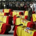 Funerales celebrados en Torrejón de Ardoz por los 62 militares muertos en el accidente aéreo