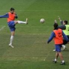 Rubén Vega le marcó un gol en la segunda parte del partidillo a Claudio