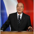 Chirac aprovechó la ocasión para descartar su tercera reelección